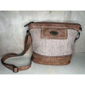 BOC Born Concepts Crossbody Brown Bag Medium Size Purse B.O.C.